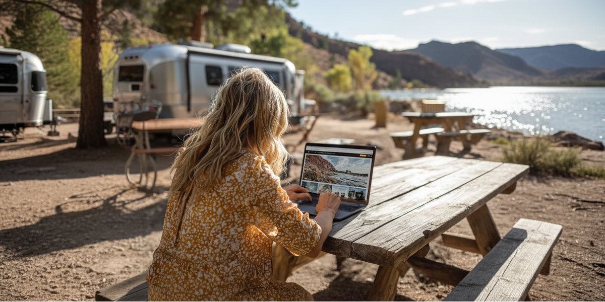 Customer using OTR Mobile internet at home
