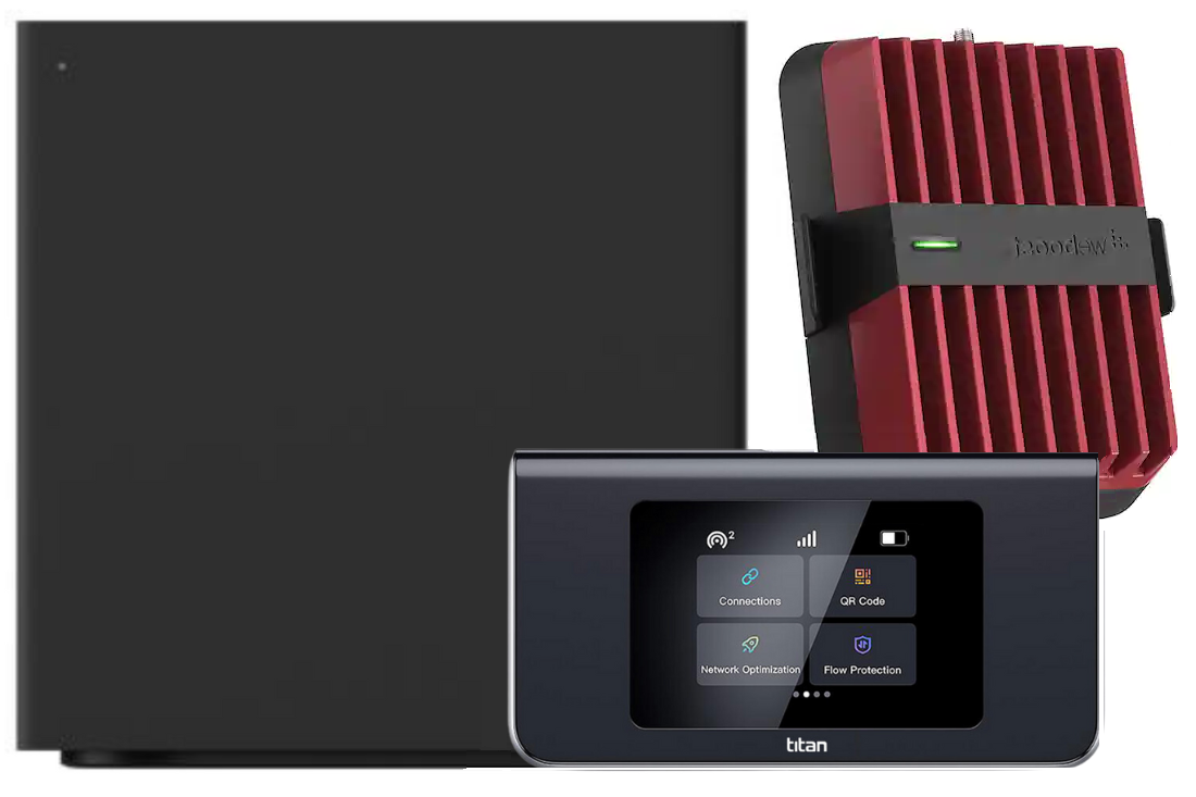 Unlimited Internet Bundle for RV Includes Stream, Titan, WEboost Drive Reach RV