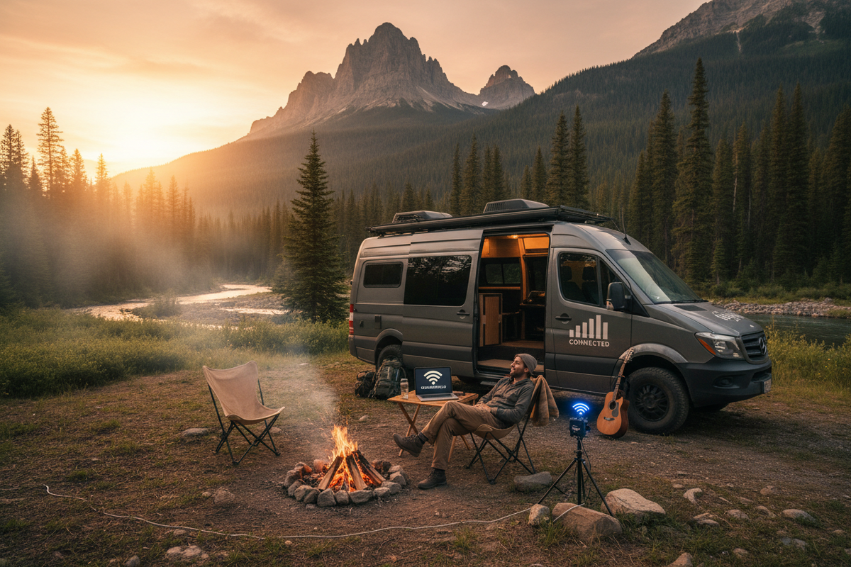 Private OTR Mobile connection at a campsite