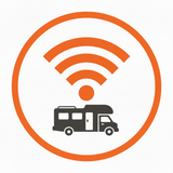 OTR Mobile Travel WiFi Plan Icon - Portable Internet for RVs and Trucks